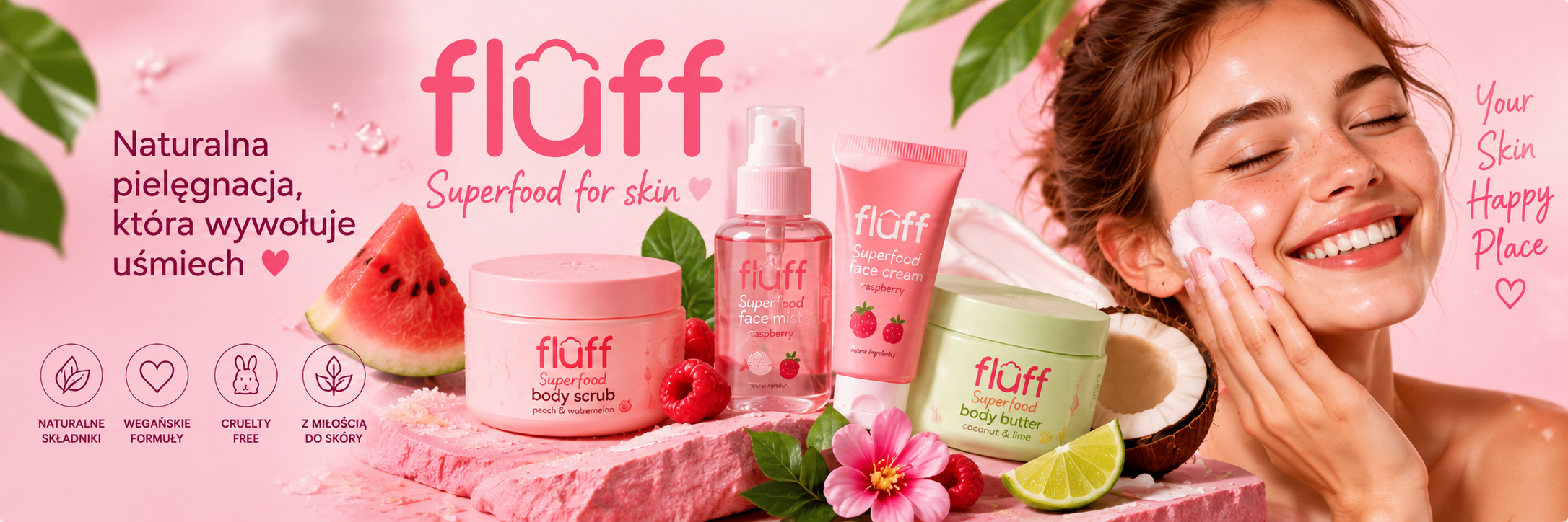 Kosmetyk Fluff w naturze
